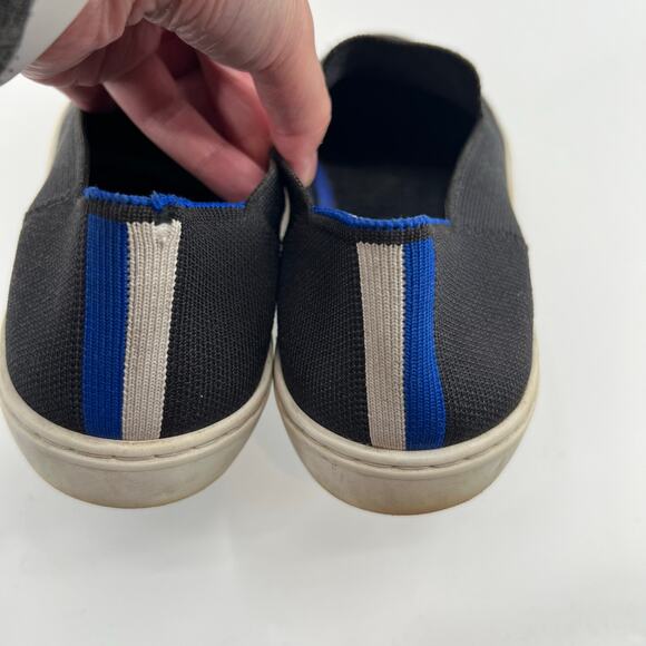 Rothy’s The Original Slip On Sneaker black solid soft sustainable eco size 8.5 - Picture 6 of 9